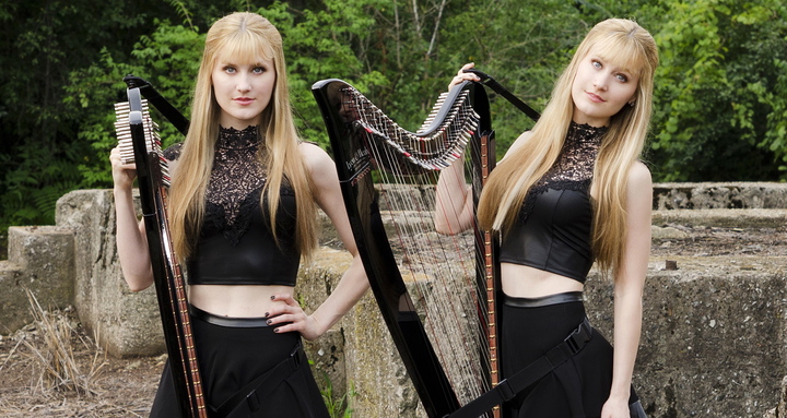 Harp Twins Rock Camille y Kennerly