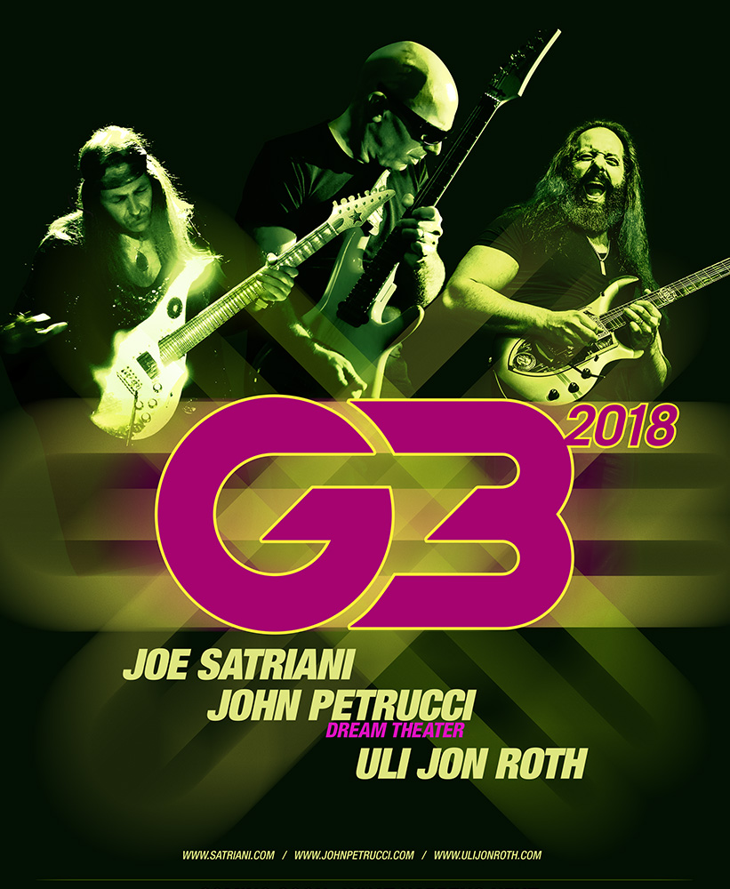 G3 Tour Presenta: Satriani, John Petrucci y Uli Jon Roth