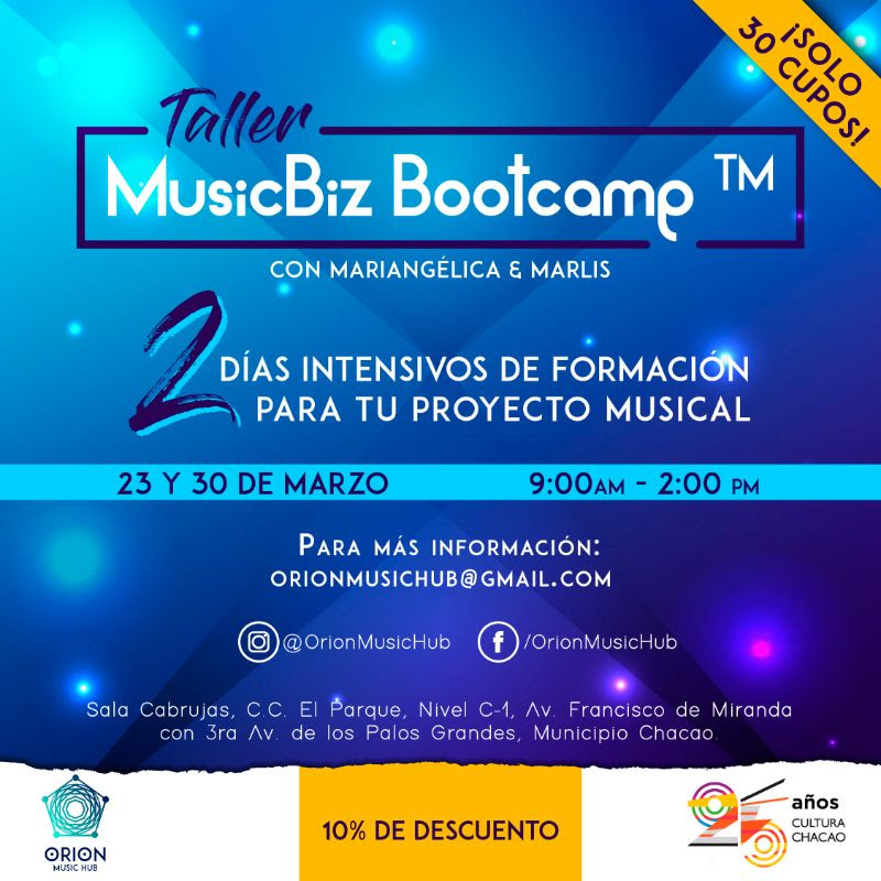 Taller MusicBiz Bootcamp sobre Branding Musical