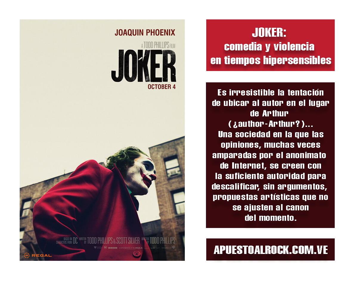Joker: comedia y violencia en tiempos hipersensibles